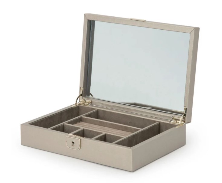 PALERMO MEDIUM JEWELRY BOX (PEWTER)