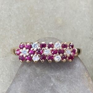 116-14798 RUBY & DIAMOND RING