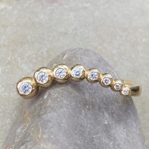 115-17594 DIAMOND "BUBBLE" RING