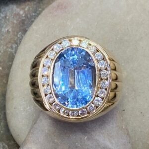116-14168 MEN'S BLUE TOPAZ