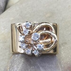 116-14283 DIAMOND "BOW" RING