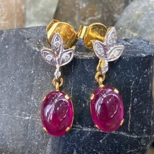 116-14566 RUBY EARRINGS
