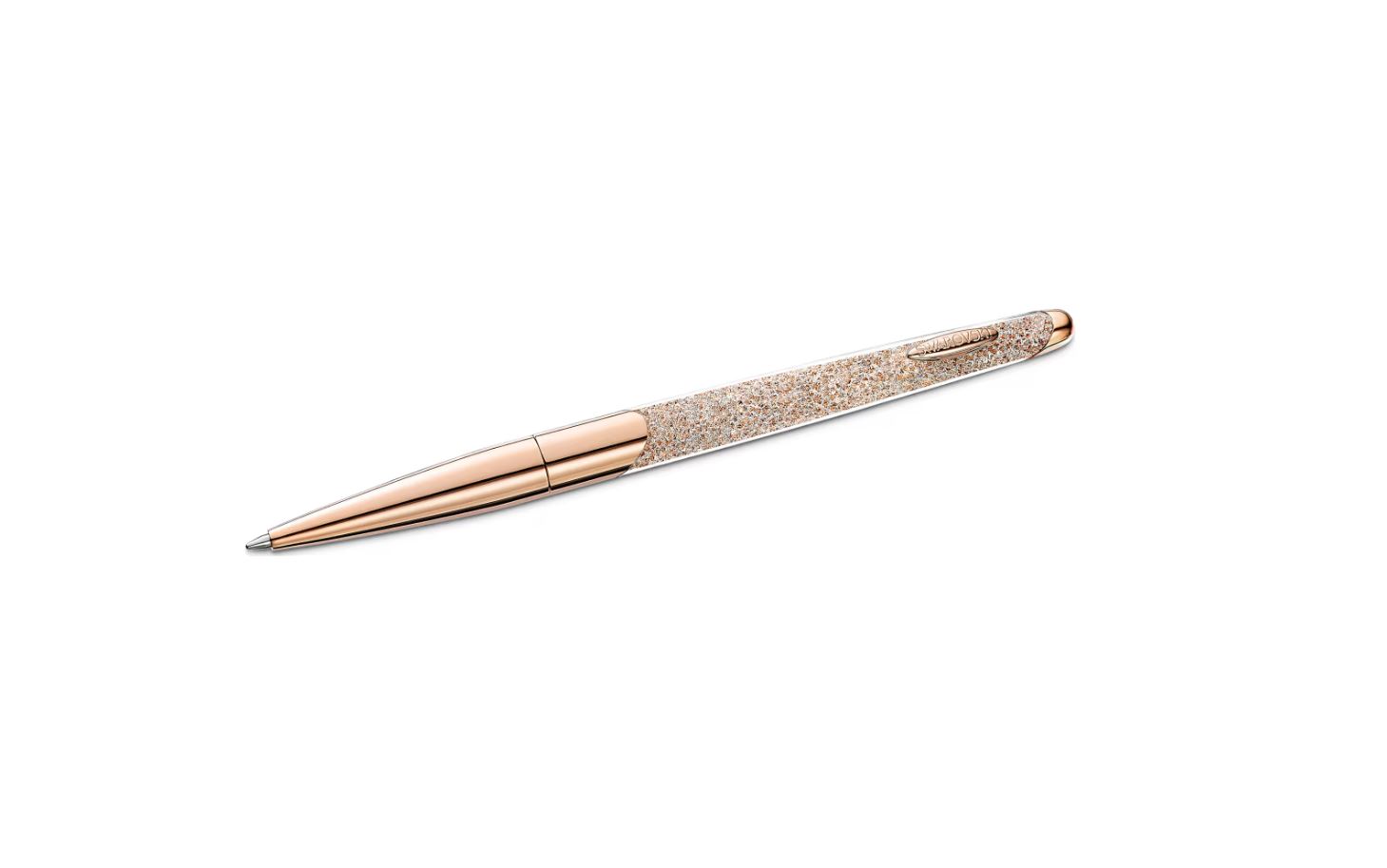 Crystalline ballpoint pen Rose gold tone, Rose gold-tone plated