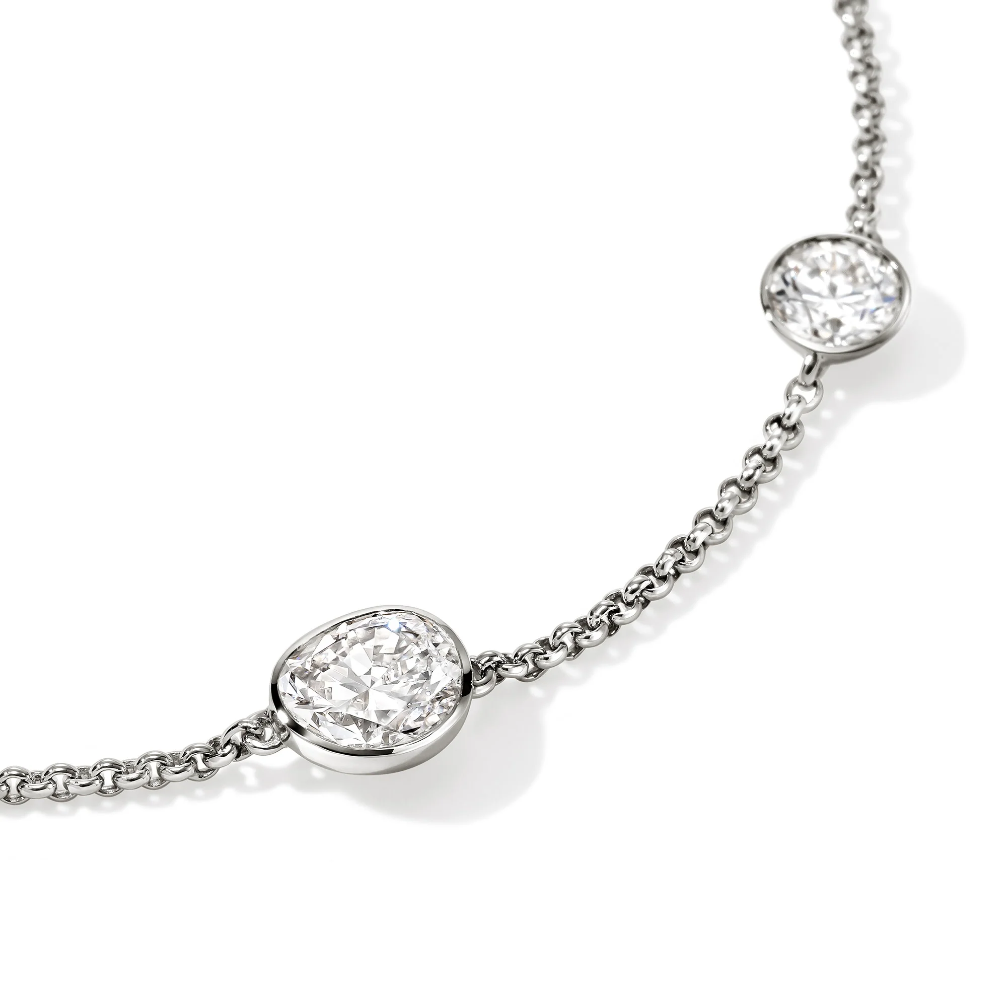 JH Lovestruck™ Station Bracelet, Sterling Silver, Diamonds, 1.45TCW - Image 3
