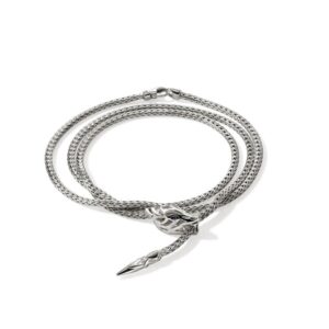 Naga Wrap, Sterling Silver, 2.5MM