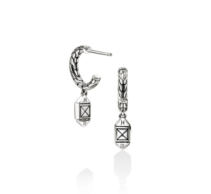 Icon Stud Earrings, Gold, Sterling Silver, 5MM - Image 3