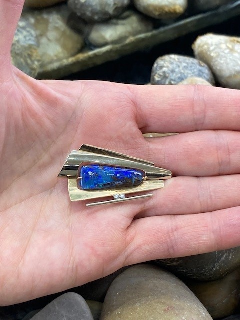 116-12068 OPAL BROOCH - Image 5