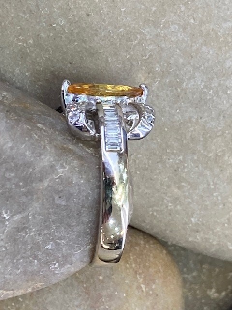 116-14560 CITRINE "BOW" RING - Image 3