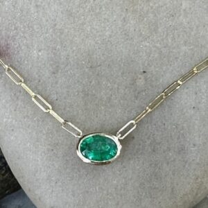 825-11038 EMERALD NECKLACE