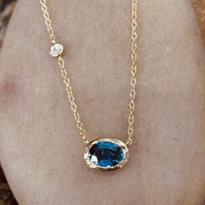 825-11040 Sapphire necklace