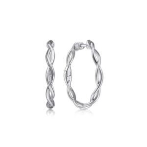 Preorder – 925 Sterling Silver Classic Hoop Earrings 25mm