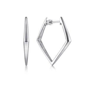 Preorder – 925 Sterling Silver Geometric Classic Hoop Earrings