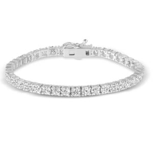 3.5 mm Tennis Bracelet in White