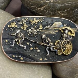 115-17680 SHAKUDO BROOCH