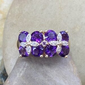 115-17705 AMETHYST FLOWERS