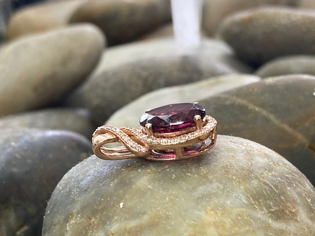 115-17708 RHODOLITE GARNET PENDANT - Image 2
