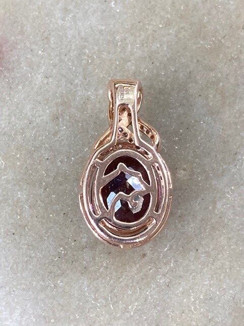 115-17708 RHODOLITE GARNET PENDANT - Image 3