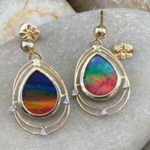 115-17722 AMMOLITE DROP STUDS