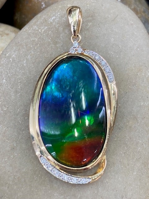 115-17727 AMMOLITE PENDANT