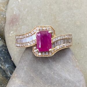 115-17734  RUBY & DIAMONDS EFFY