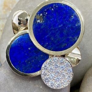 116-15010  LAPIS LAZULI & DIAMOND