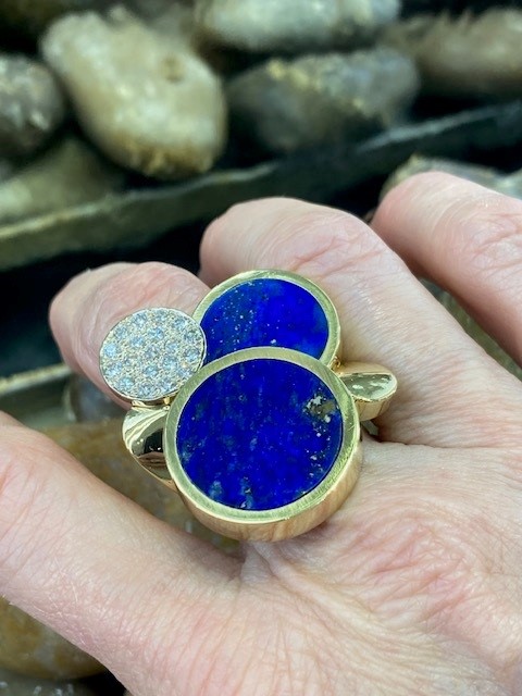 116-15010 LAPIS LAZULI & DIAMOND - Image 8