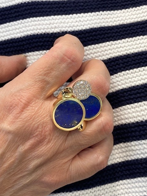 116-15010 LAPIS LAZULI & DIAMOND - Image 5