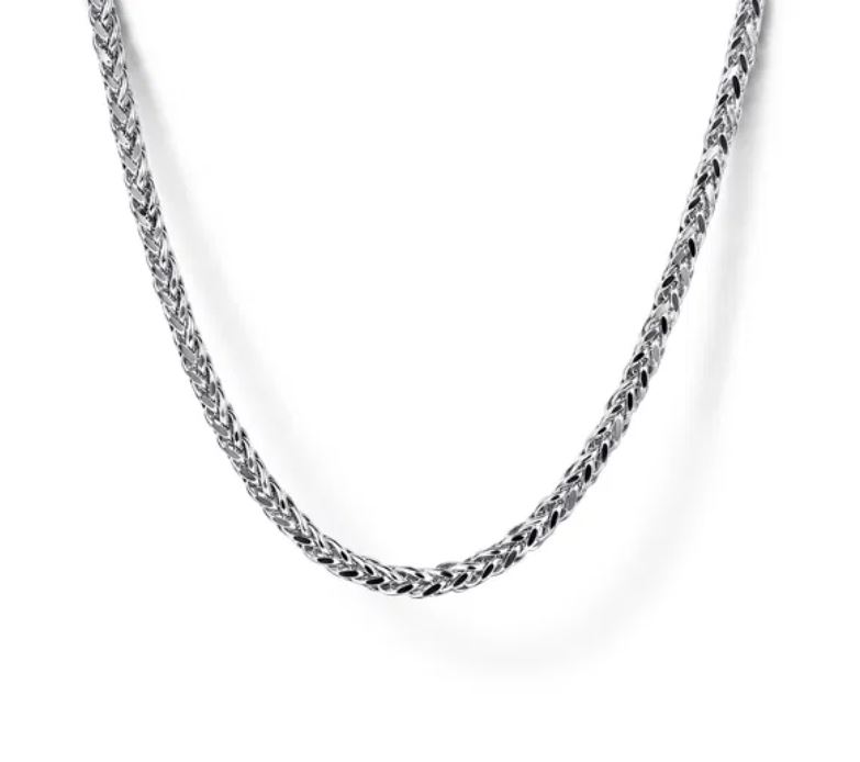 Preorder – 925 Sterling Silver Wheat Chain Necklace,1.9mm, 22 inch