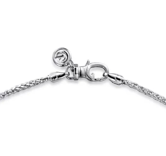 Preorder – 925 Sterling Silver Wheat Chain Necklace,1.9mm, 22 inch - Image 2