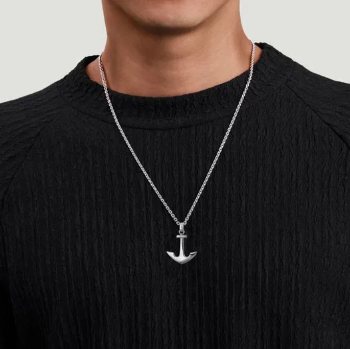Preorder – 925 Sterling Silver Anchor Pendant - Image 3