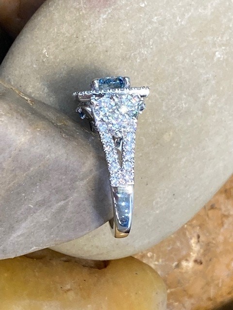 115-17759 FANCY BLUE DIAMOND PLATINUM - Image 4