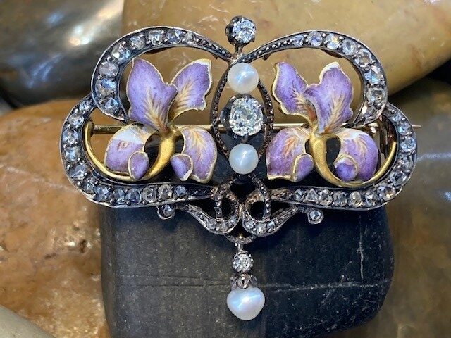 118-10210 ART NOUVEAU BROOCH