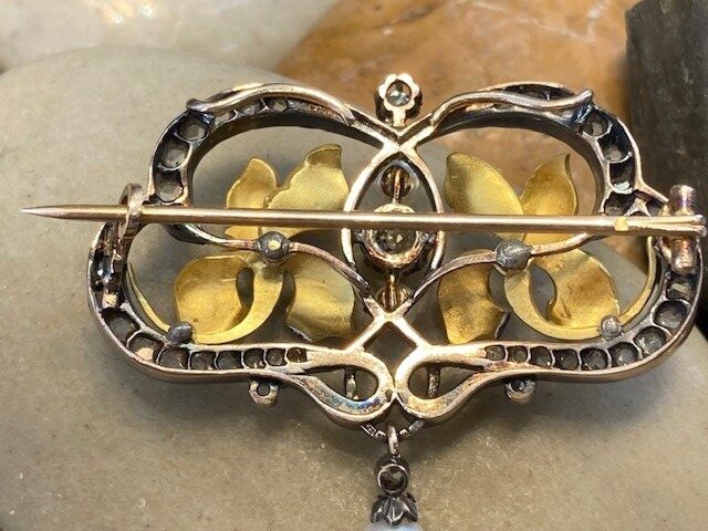 118-10210 ART NOUVEAU BROOCH - Image 3