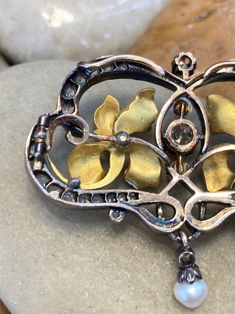 118-10210 ART NOUVEAU BROOCH - Image 8