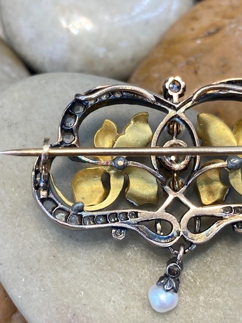 118-10210 ART NOUVEAU BROOCH - Image 7