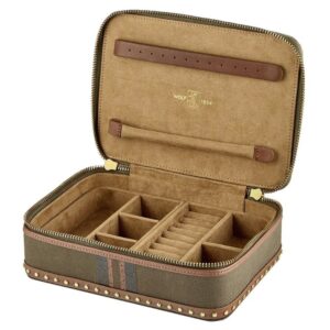Ida Travel Zip Jewelry Case