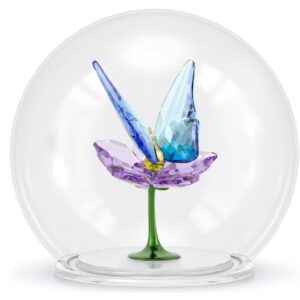 Idyllia Glass Ball Butterfly and Flower