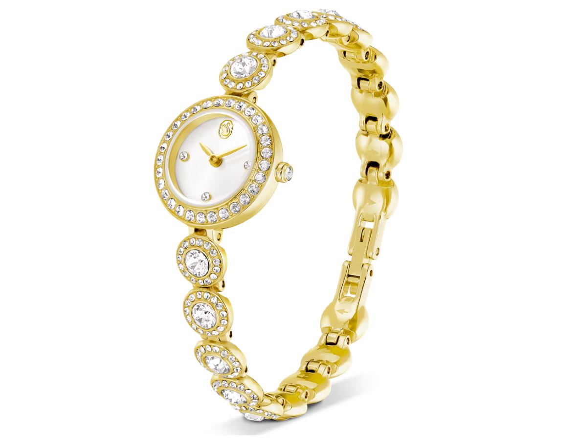 Una Angelic watch Crystal bracelet, Gold tone, Gold-tone finish - Image 2