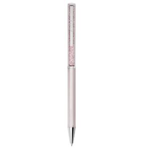 Crystalline ballpoint pen Pink lacquered, chrome plated