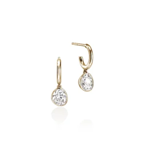 JH Lovestruck™ Hoop Earrings, Gold, Diamonds, 1.5TCW