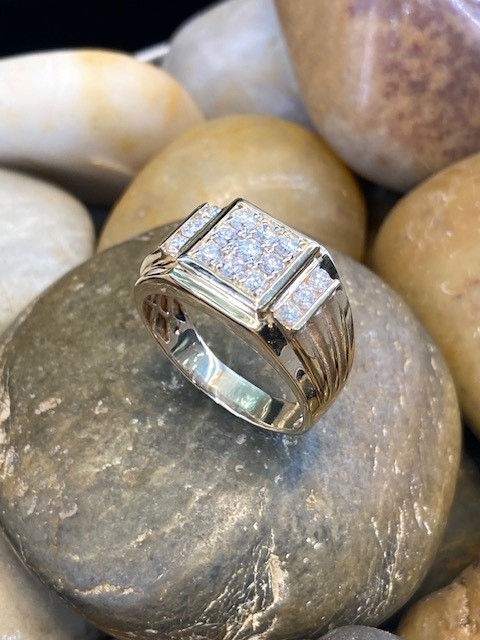 115-17771 MEN'S DIAMOND SIGNET STYLE - Image 6