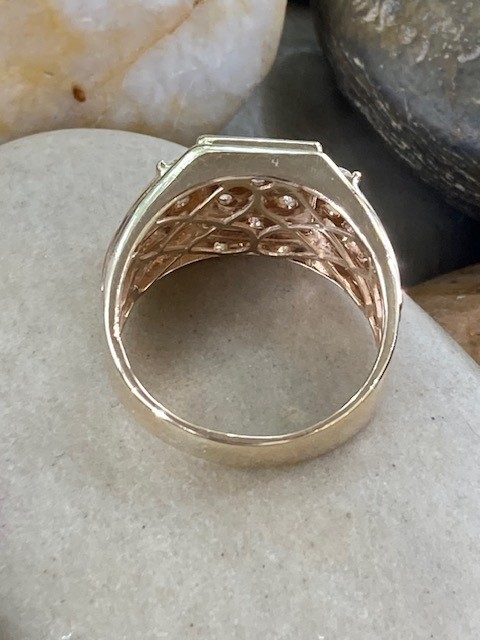 115-17771 MEN'S DIAMOND SIGNET STYLE - Image 5