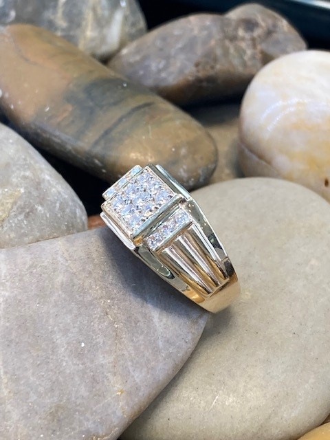 115-17771 MEN'S DIAMOND SIGNET STYLE - Image 3
