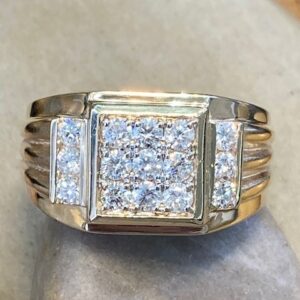 115-17771 MEN'S DIAMOND SIGNET STYLE