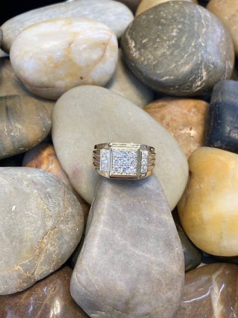 115-17771 MEN'S DIAMOND SIGNET STYLE - Image 2