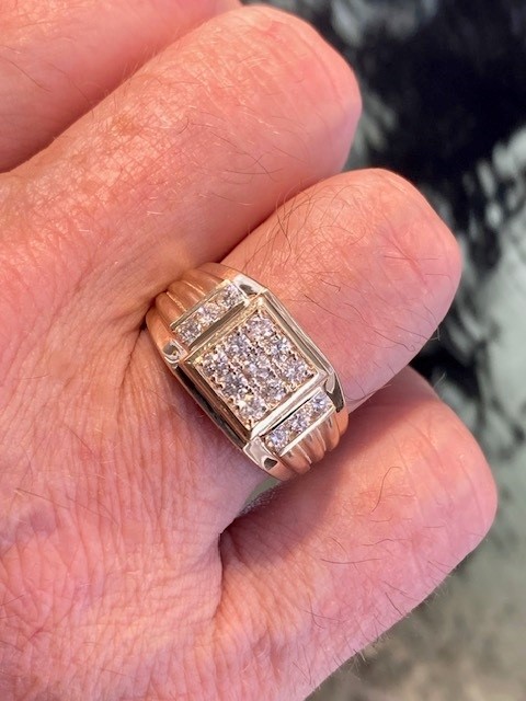 115-17771 MEN'S DIAMOND SIGNET STYLE - Image 7