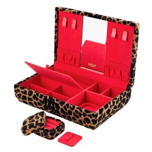 Savanna Leopard Print Medium Jewelry Box