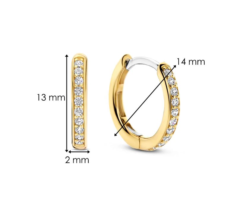 TI SENTO Earrings Gilded - 7812ZY - Image 2