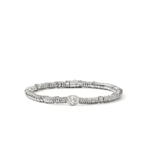 JH Lovestruck™ Heishi Bracelet, Sterling Silver, Diamond, 1.0TCW
