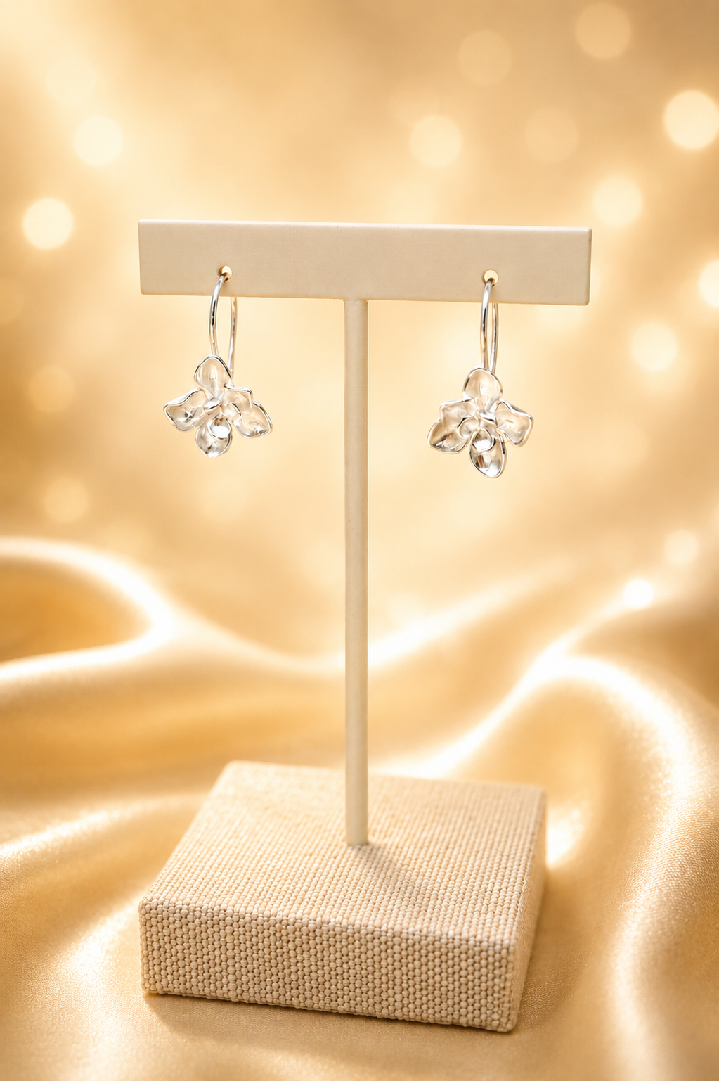 Jasmine Silver Earrings – From the Botanical Garden Collection